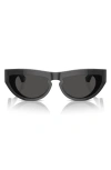 Burberry 58mm Cat Eye Sunglasses In Dark Grey