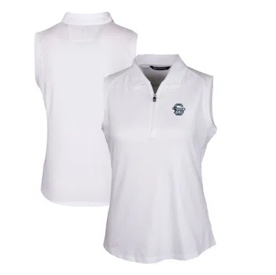 Cutter & Buck White Penn State Nittany Lions Forge Stretch Sleeveless Polo