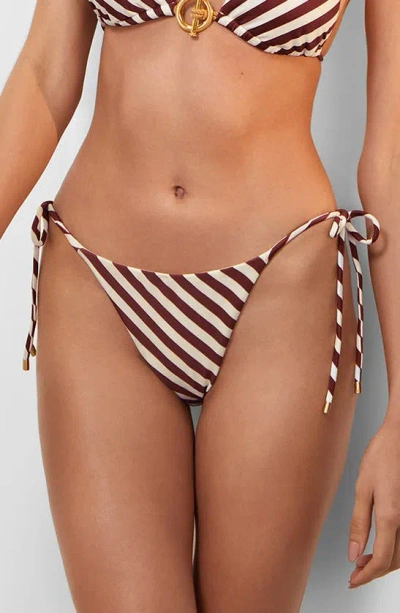 Vix Swimwear Boardwalk Side Tie Bikini Bottoms In Multi