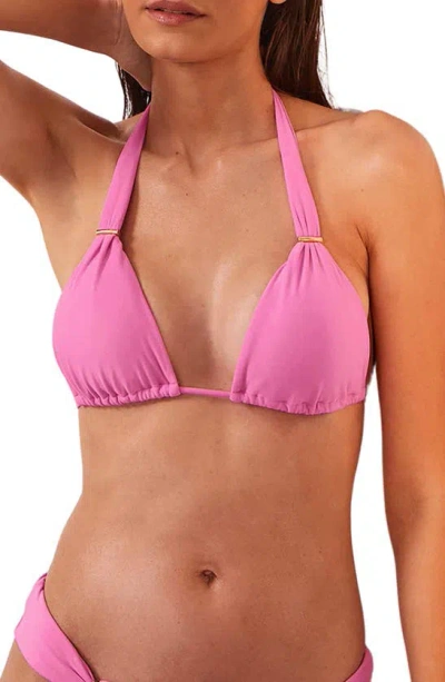 Vix Swimwear Bia Tube Bikini Top In Pink