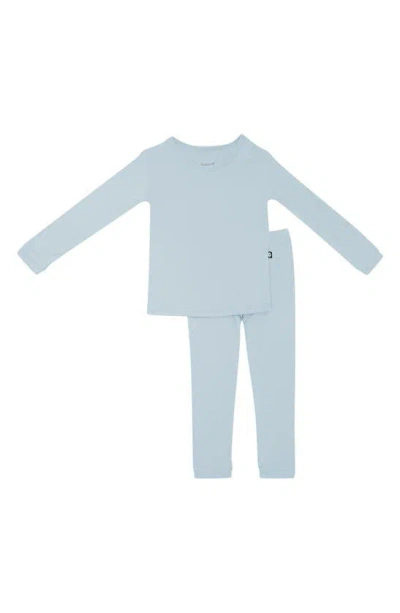 Kyte Baby Kids' Fitted Two-piece Pajamas In Fog