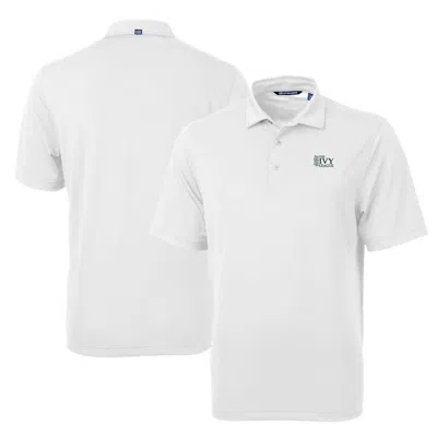 Cutter & Buck White Ivy League Virtue Eco Pique Recycled Polo