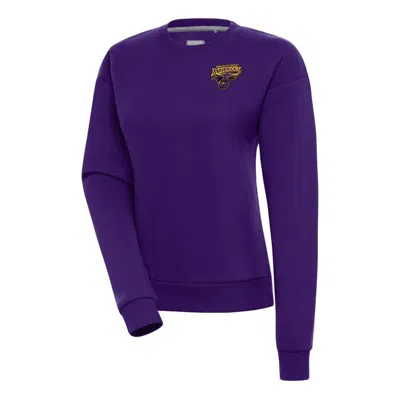 Antigua Purple Minnesota State University, Mankato Victory Pullover Sweatshirt