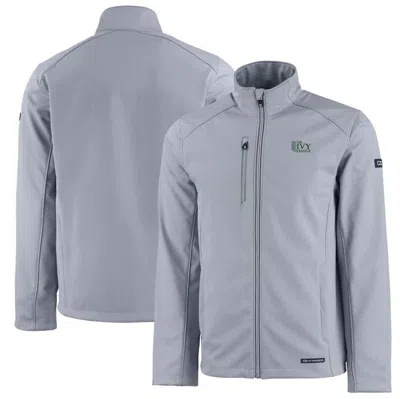 Cutter & Buck Gray Ivy League Evoke Eco Softshell Recycled Full-zip Jacket