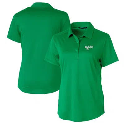 Cutter & Buck Kelly Green North Texas Mean Green Prospect Textured Stretch Polo
