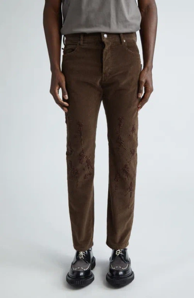 Undercover Stripe Trouser In Brown