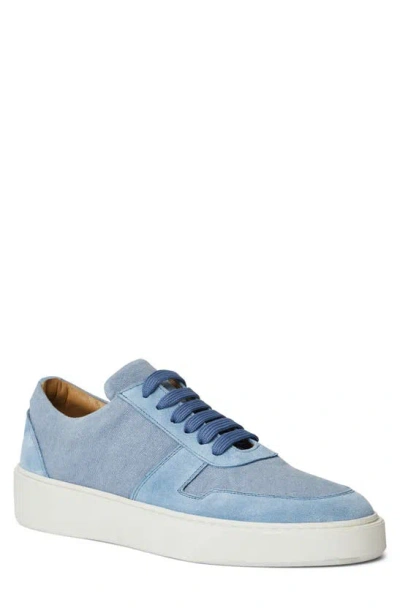 Bruno Magli Men's Darian Suede & Canvas Low-top Trainers In Light Blue