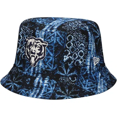 New Era Navy Chicago Bears Shibori Bucket Hat