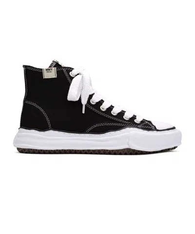 Miharayasuhiro Peterson Og Sole Canvas High Trainers In Black