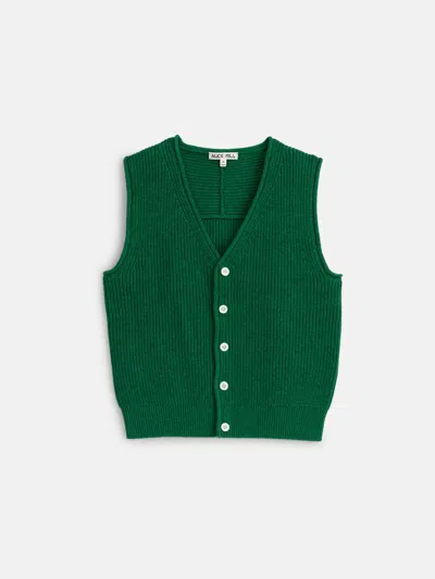 Alex Mill Eldridge Sweater Vest Verdant Green