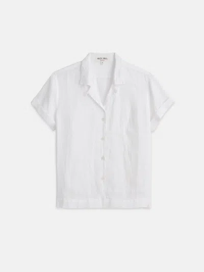 Alex Mill Maddie Linen Shirt In White