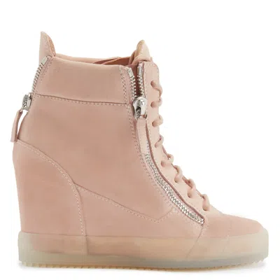 Giuseppe Zanotti Sneakers Mit Verdecktem Keilabsatz In Beige