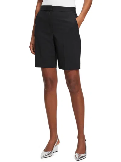Theory Solid Bike Shorts In Black