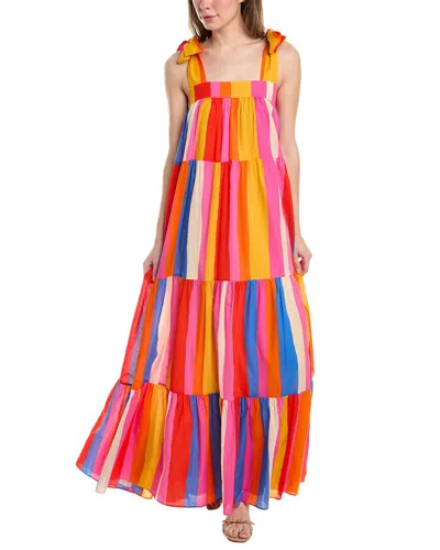 Farm Rio Mara Maxi Dress In Pink