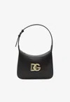 Dolce & Gabbana 3.5 Dg Logo Leather Shoulder Bag In Black