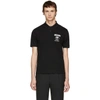 MOSCHINO MOSCHINO BLACK LOGO POLO