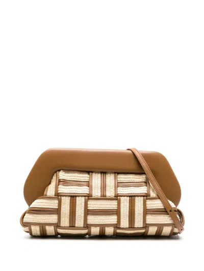 Themoirè Handbags In Brown