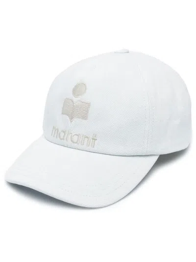 Isabel Marant Embroidered Logo Cotton Cap In Multi-colored