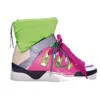 Khrisjoy Ankle Boots Leather Pink Green In Multi