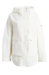 Fp Movement Packable Waterproof Rain Jacket In Painted White