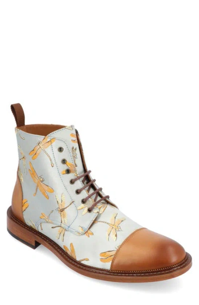 Taft Jace Embroidered Boot In Blue Dragonfly