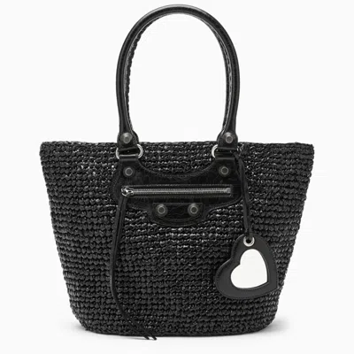 Balenciaga Le Cagole Medium Basket Bag Black