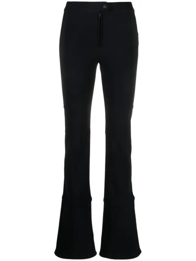 Filippa K High-waisted Flared Trousers In Black  