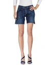 Citizen Of Humanity Marlow Distressed Denim Shorts In Blue