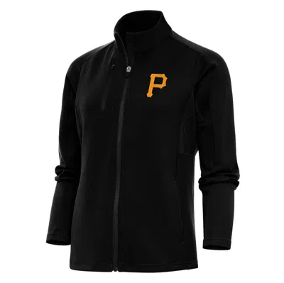 Antigua Black Pittsburgh Pirates Logo Generation Full-zip Jacket