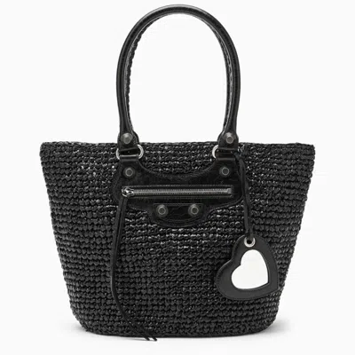 Balenciaga Le Cagole Medium Basket Bag Black