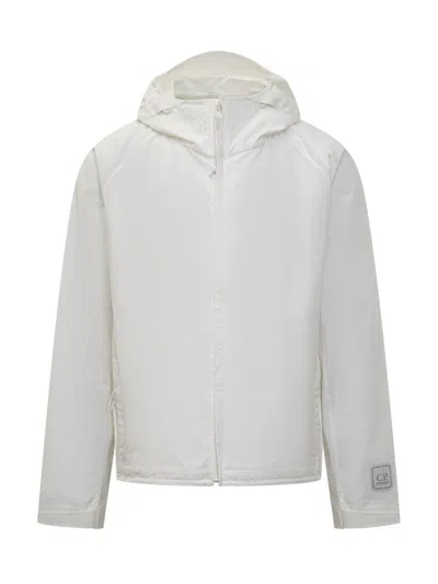C.p. Company Metropolis Series Hyst Hooded Jacket In White