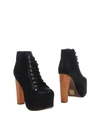 Jeffrey Campbell Ankle Boots In Black