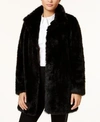 CALVIN KLEIN FAUX-FUR COAT