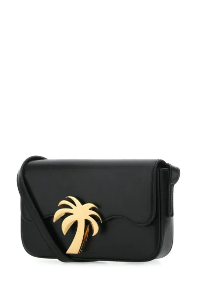Palm Angels Shoulder Bags In Blackgold