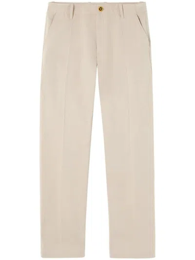 Versace Trousers In Neutrals
