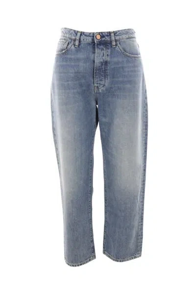 3x1 Wide-leg Stonewashed Jeans In Ciel Blue