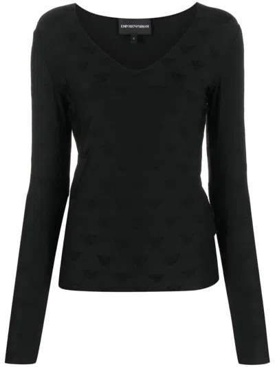 Emporio Armani Jerseys & Knitwear In Black