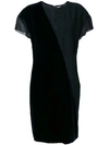 LANVIN two-tone asymmetric dress,RWDR223T3636A1712298002