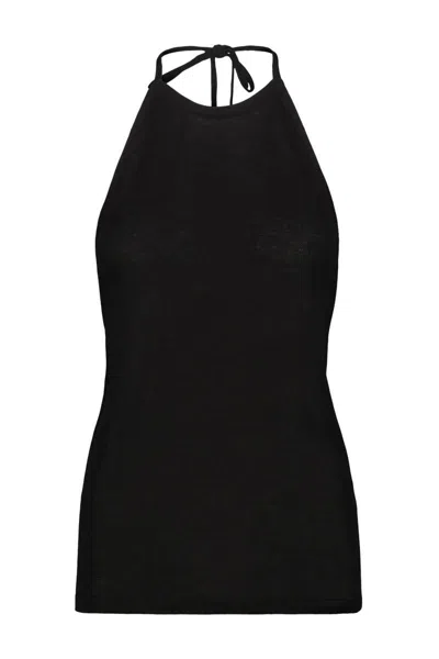 Lemaire Halter Top Clothing In Black