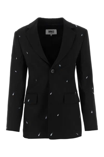 Mm6 Maison Margiela Jackets And Waistcoats In Black