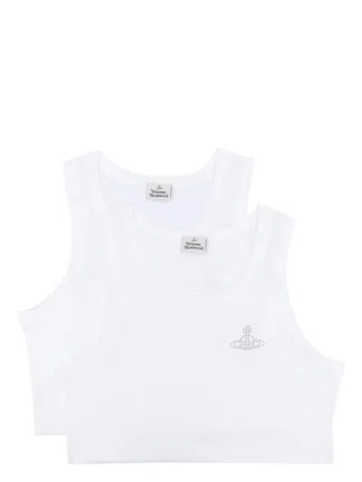 Vivienne Westwood Two Pack Vest Clothing In White