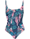 DUSKII HALEAKALA SCOOP SWIMSUIT,DLS702312139980