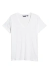 Vineyard Vines V-neck Linen T-shirt In White