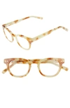 Eyebobs Waylaid 46mm Reading Glasses In Carmel Tortoise