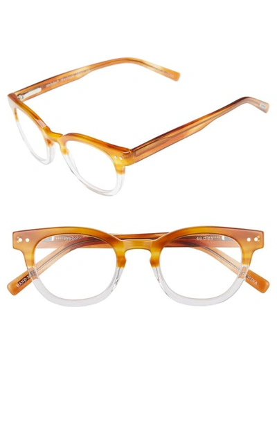 Eyebobs Waylaid 46mm Reading Glasses In Amber And Crystal