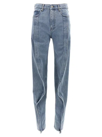 Y/project Evergreen Banana Jeans In Blue