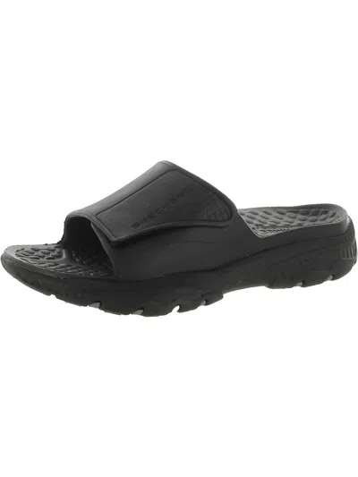 Skechers Arch Fit Feelin Fresh Mens Pool Washable Slide Sandals In Black