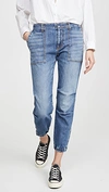 NILI LOTAN CROPPED FRENCH MILITARY JEANS