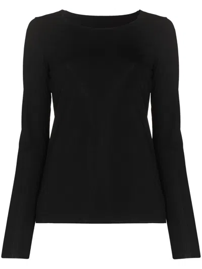Wolford Aurora Long Sleeve Pullover In Black