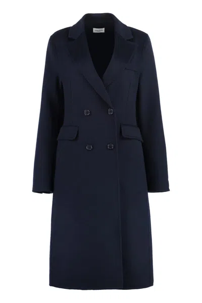 P.a.r.o.s.h . Double-breasted Wool Coat In Blue